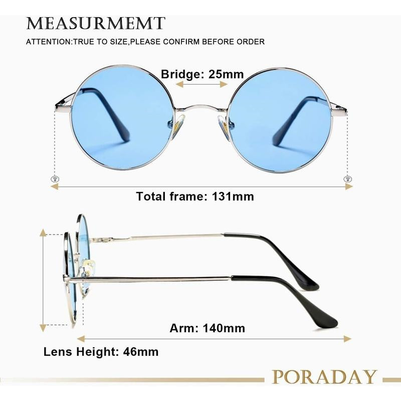 Retro Heart-Shaped Polarized Sunglasses UV Protection