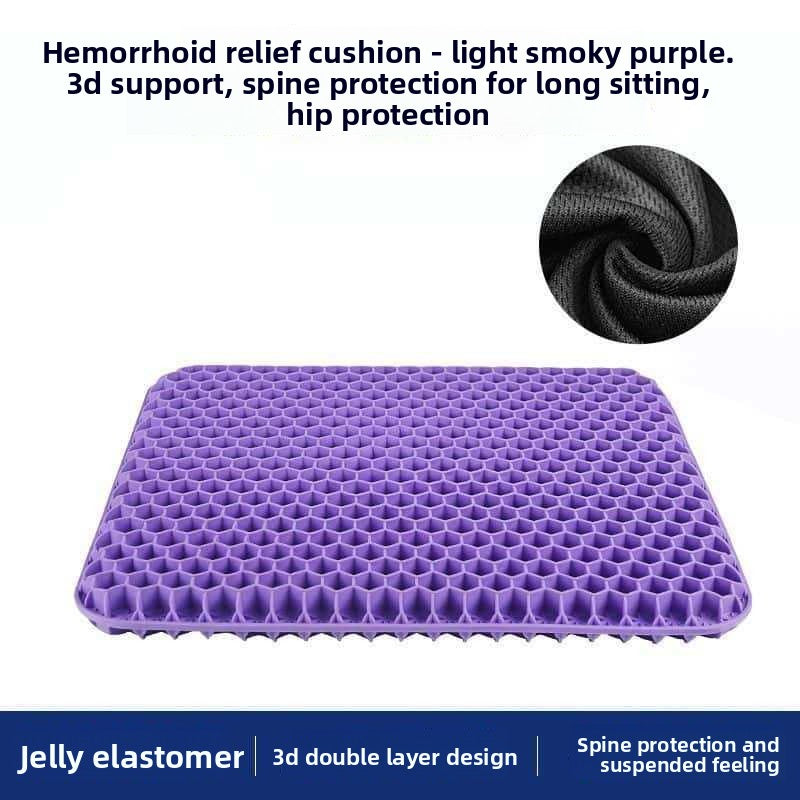 Enhanced Cooling Gel Seat Cushion with Honeycomb Design