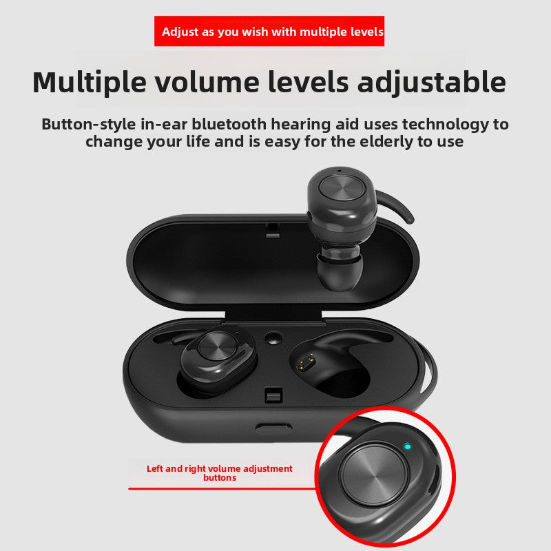 Rechargeable In-Ear Hearing Aid with Noise Cancellation