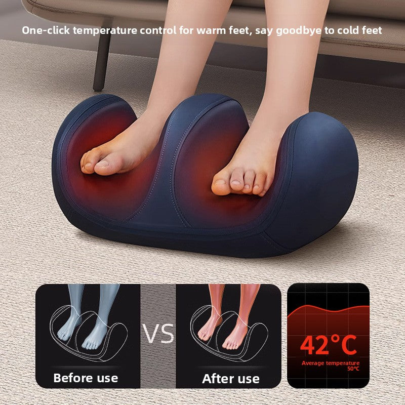 Electric Foot Massager with Heat Therapy and Adjustable Intensity
