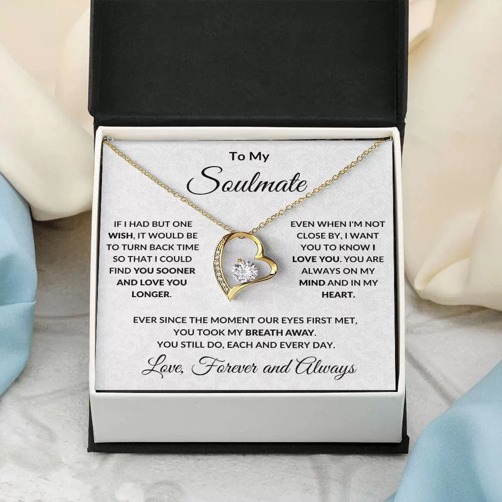 Heart-Shaped Zircon Pendant Necklace with Gift Box