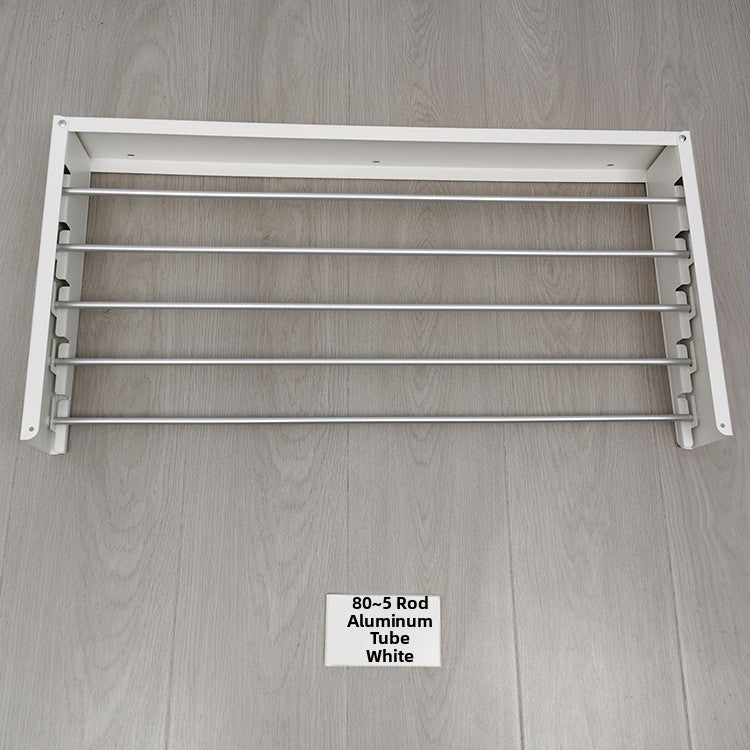 Foldable Metal Drying Rack for Bathroom Balcony