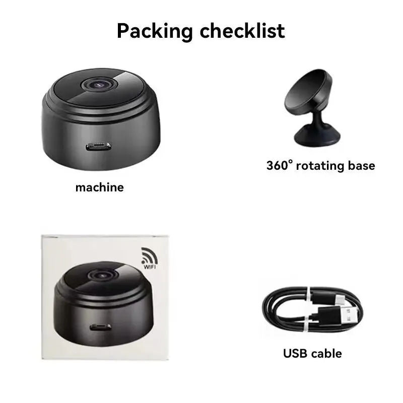 A9 Wireless WiFi Indoor Camera with Remote Monitoring