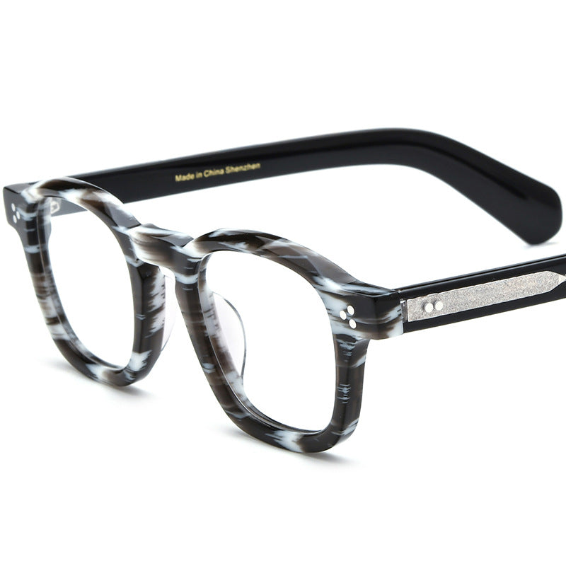 Retro Square Acetate Eyeglass Frames