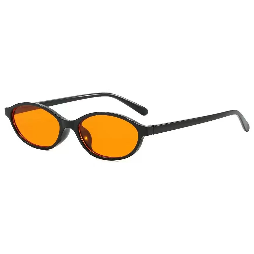 Small-frame oval sunglasses