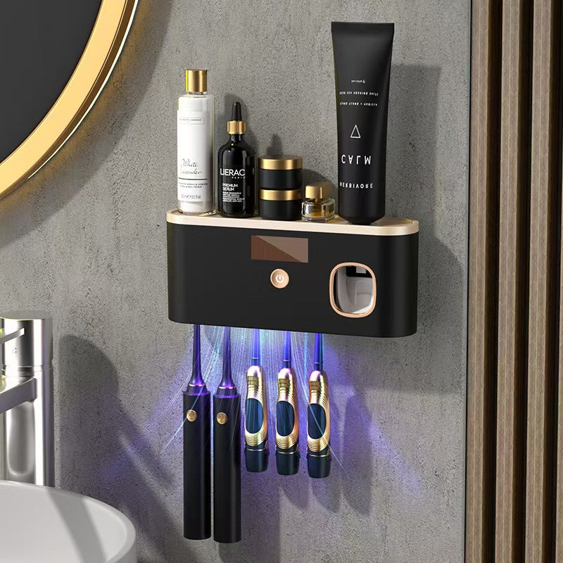 UV Sterilizing Toothbrush Holder with Suction Cup