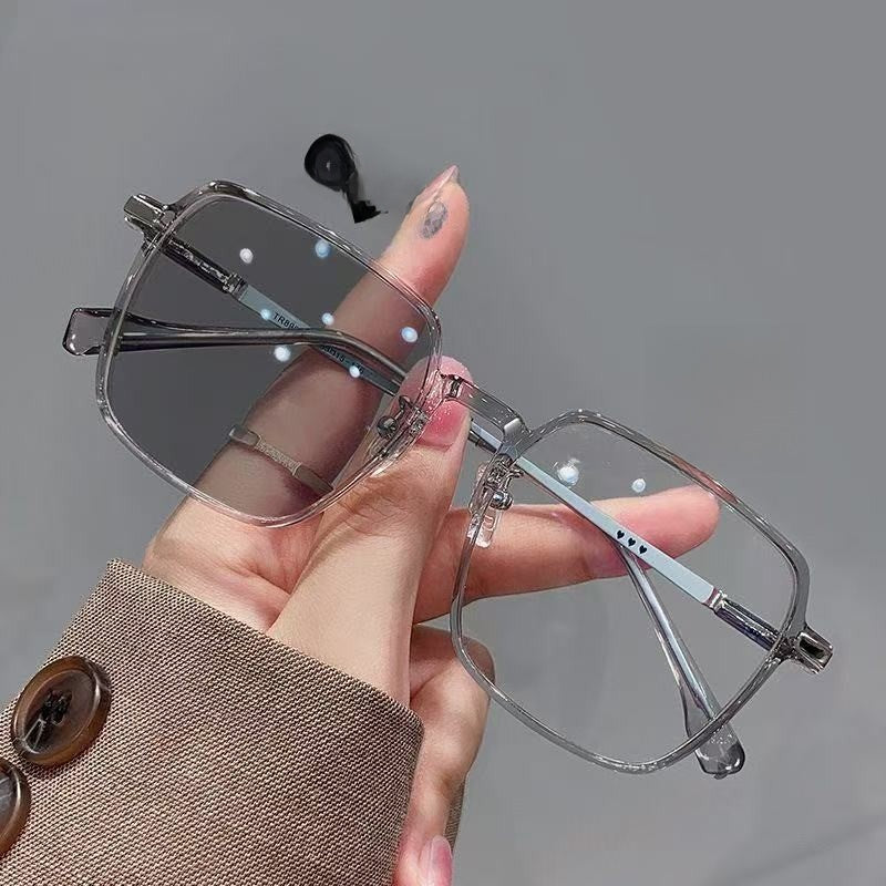 Classic Square Photochromic UV Protection Glasses