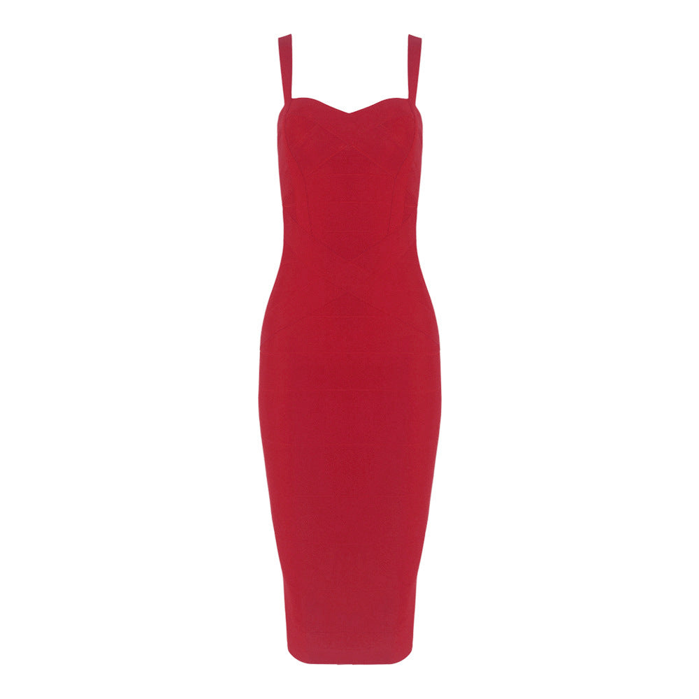 Sleeveless Bandage Bodycon Dress
