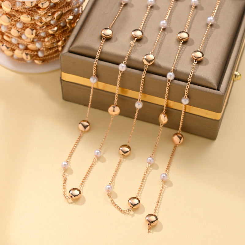 Fashion Imitation Pearl Chain Jewelry