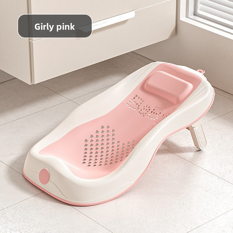Temperature Sensing Baby Bathtub with Foldable Design