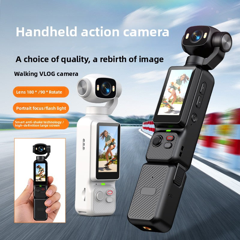 Handheld Anti-Shake Action Camera with App Gimbal