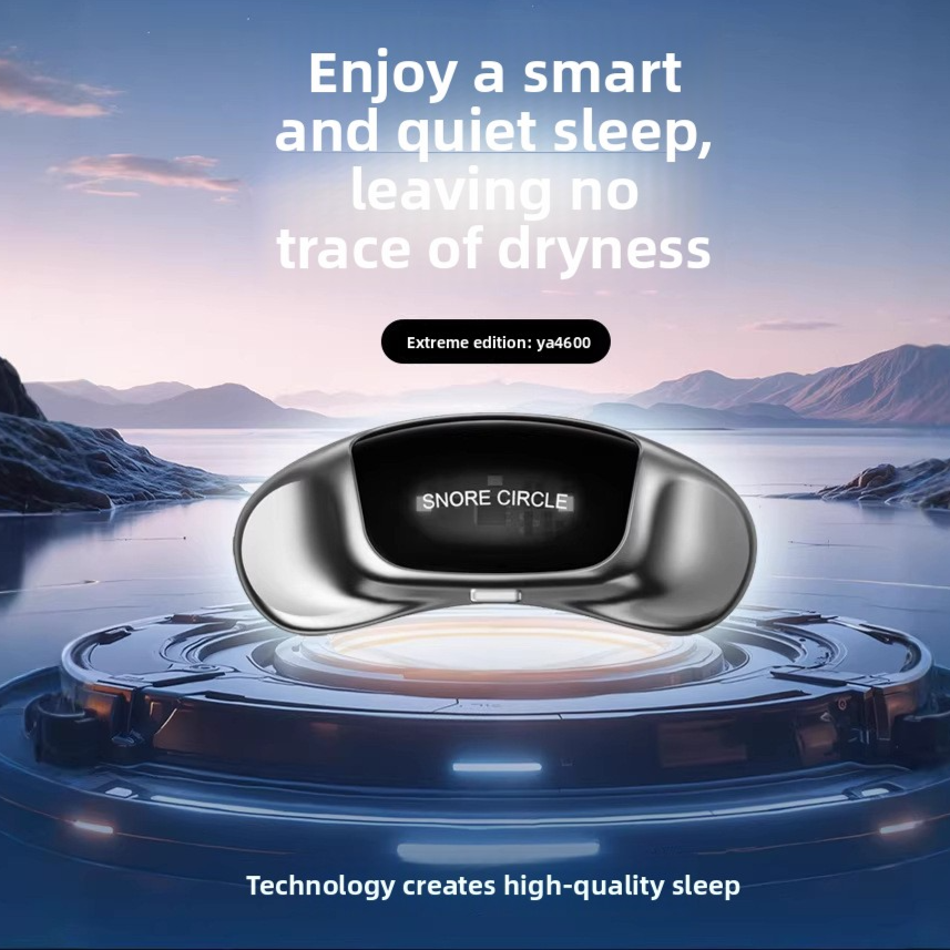 AI Breathing Tracking Throat Massager Anti-Snoring Device