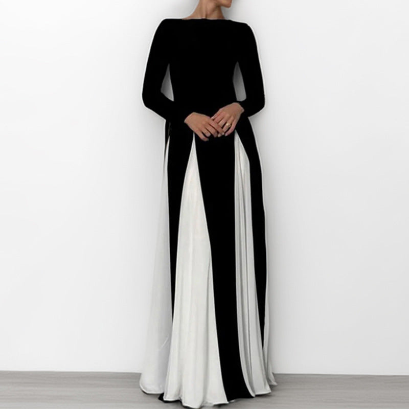 2026 Cross-Border Foreign Trade Women's Clothing European and American Summer New Style Elegant and Sexy Backless Slim-Fit Dress