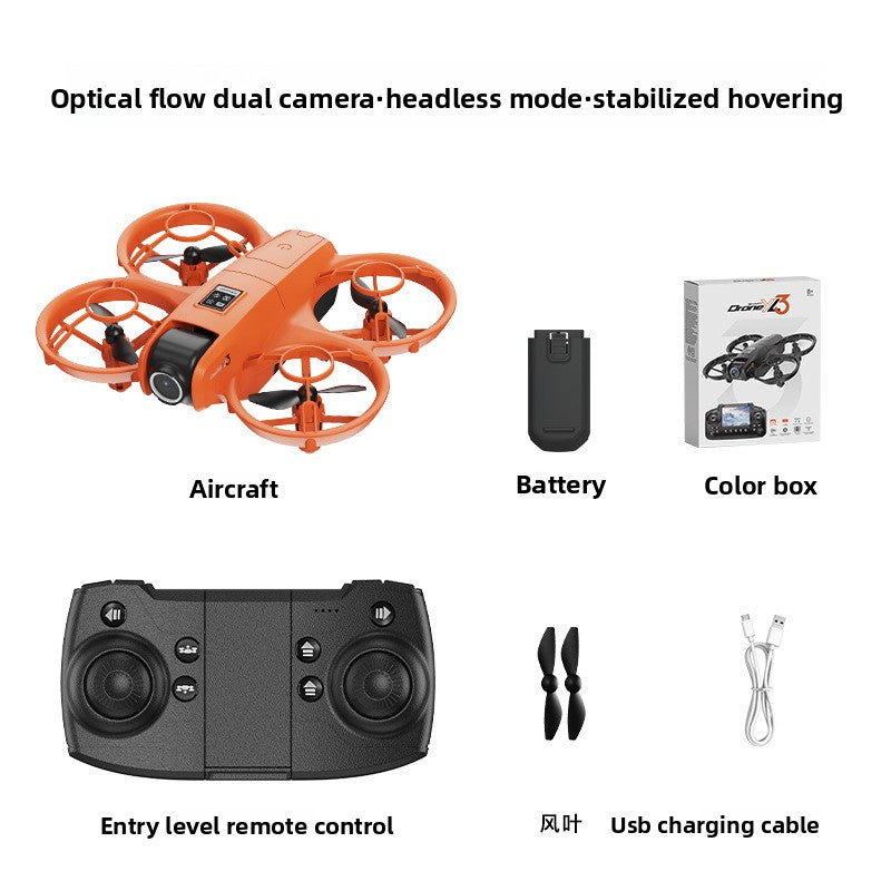 Mini Quadcopter with HD Dual Camera and Optical Flow Positioning