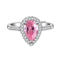 Waterdrop-shaped opening ring