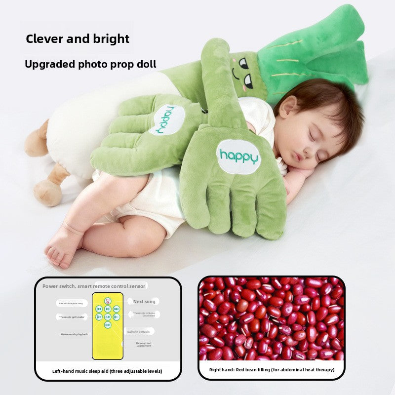 Scallion baby soothing doll's palm