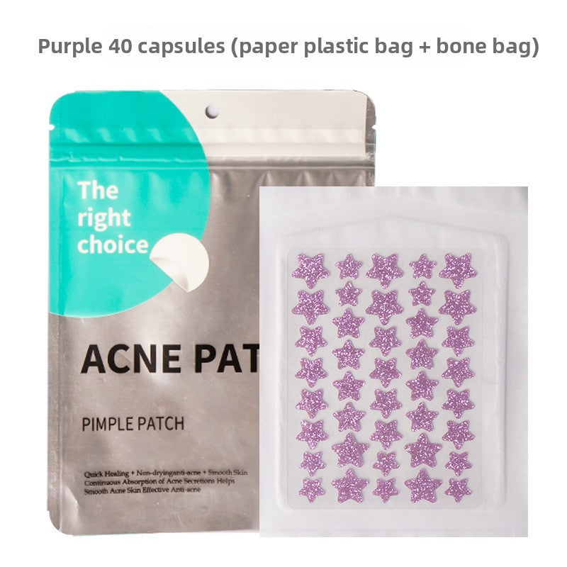Glitter Star Acne Patches Pus Absorption