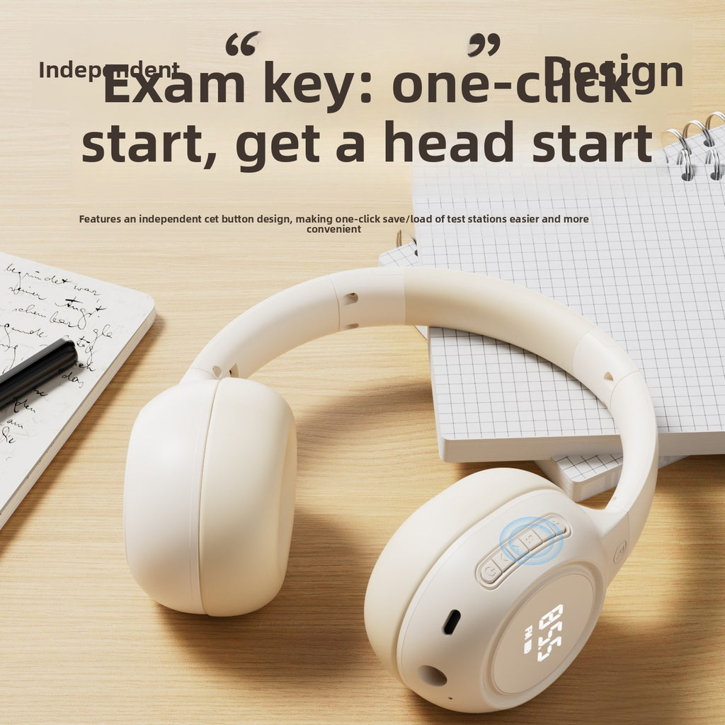 CET Exam Headphones with FM Radio and Bluetooth