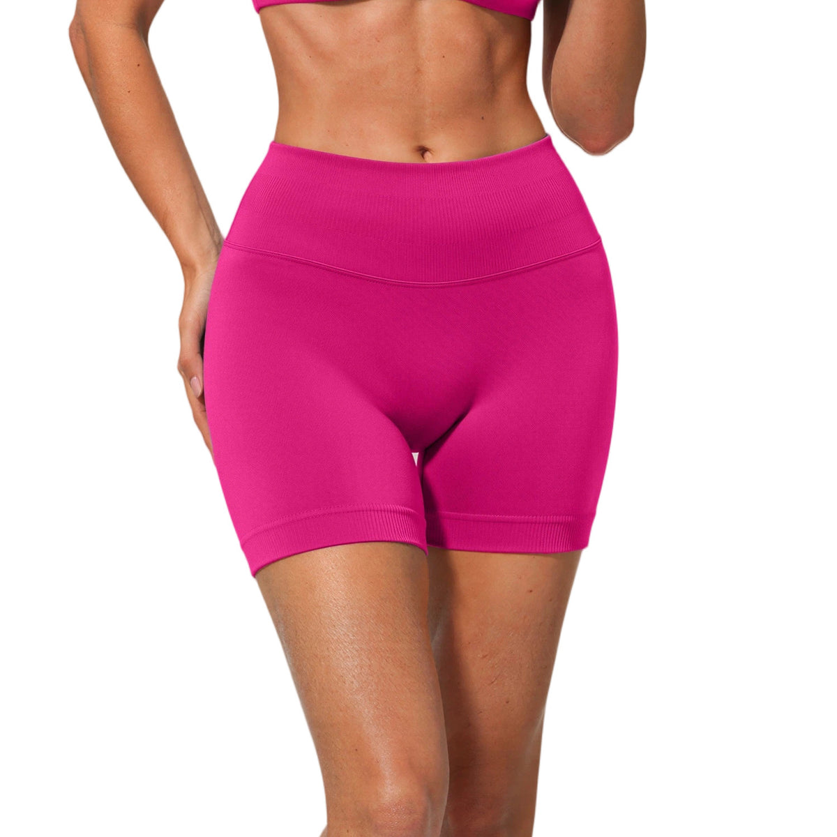 High-Waisted Yoga Shorts