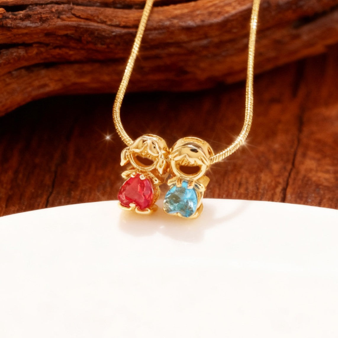 Heart Shaped Zircon Pendant Necklace