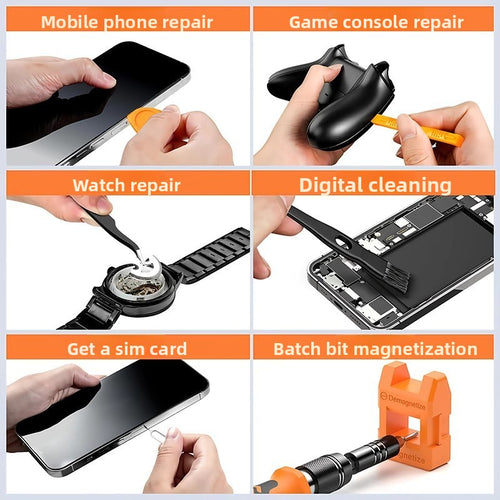 115-in-1 Screwdriver Set with Insulated Magnetic Bits