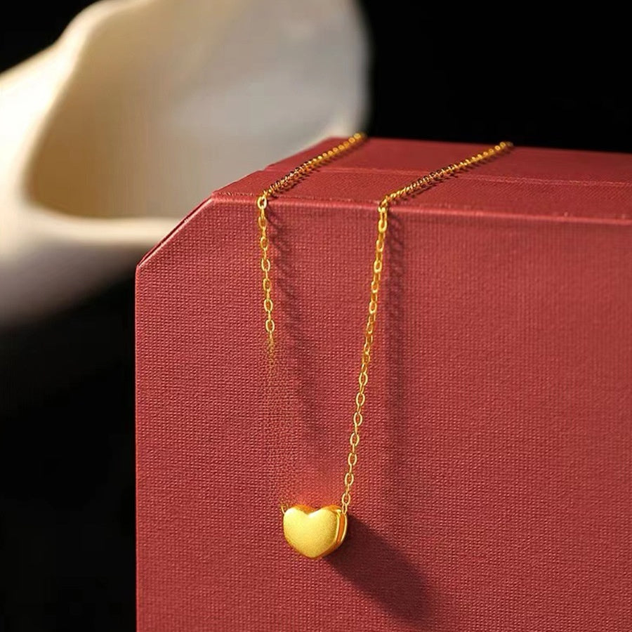 Pure Gold 999 Heart Pendant Necklace