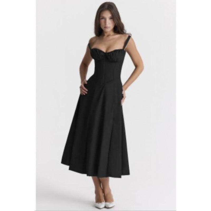 Elegant Sleeveless A-Line Dress