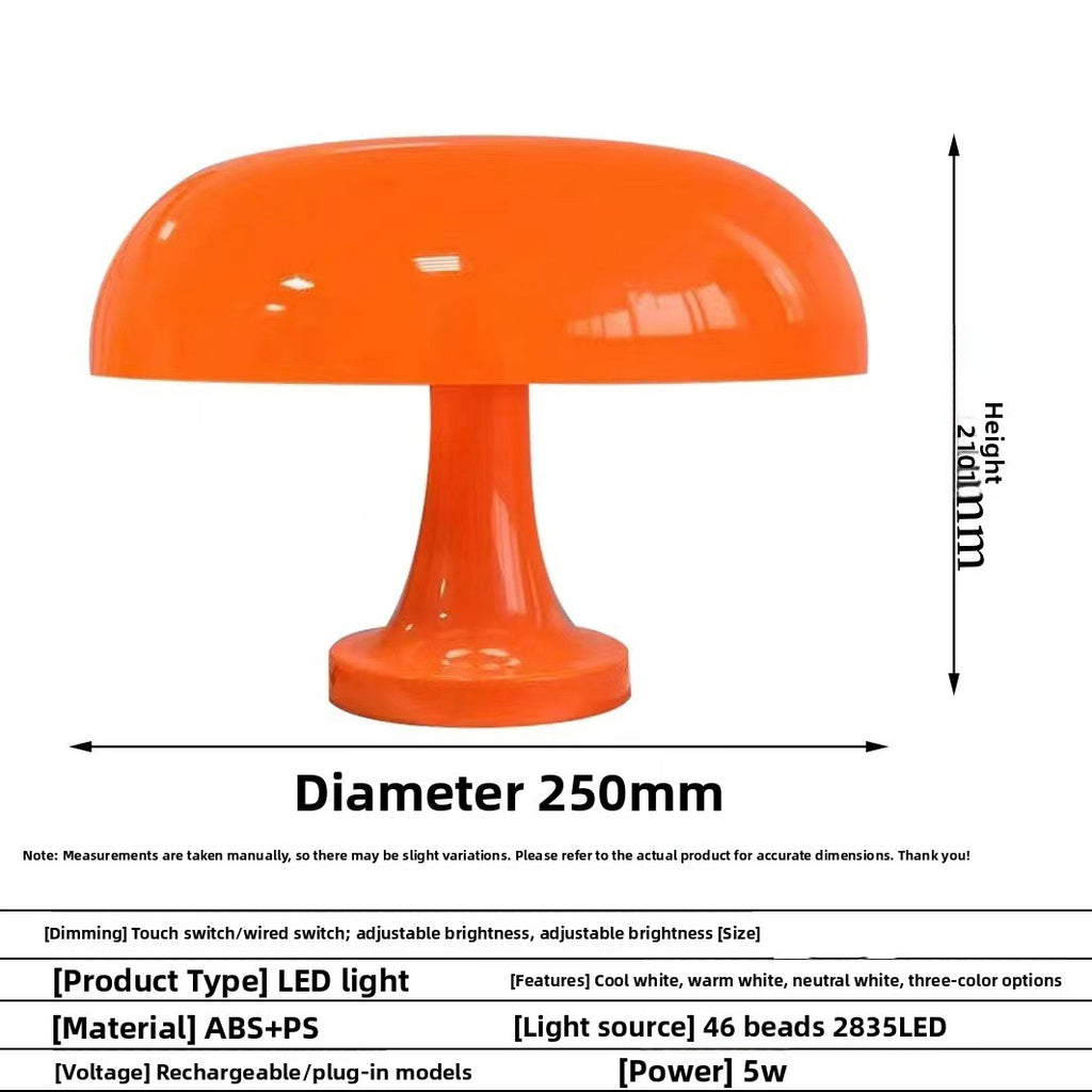 Mushroom-shaped table lamp