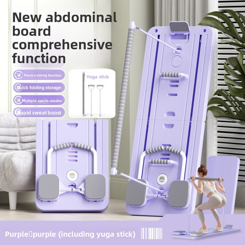 Multifunctional Pilates Board with Yoga Rod