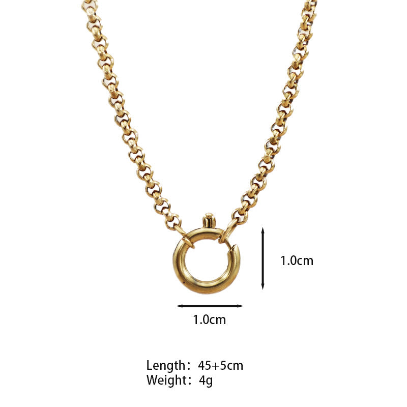 Customizable Birthstone Zircon Pendant Necklace