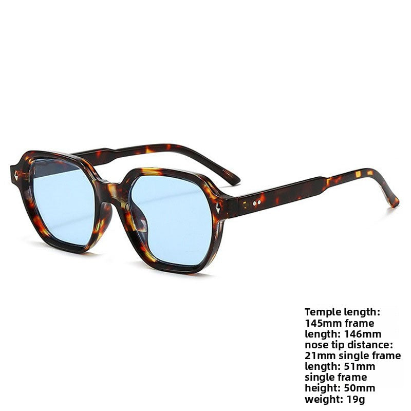 UV400 Protection Square Frame Sunglasses