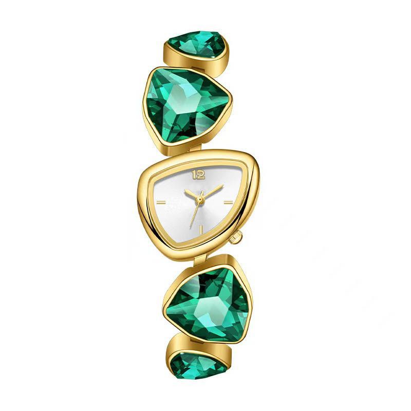 Women's Diamond Accent Quartz Watch with Metal Bracelet