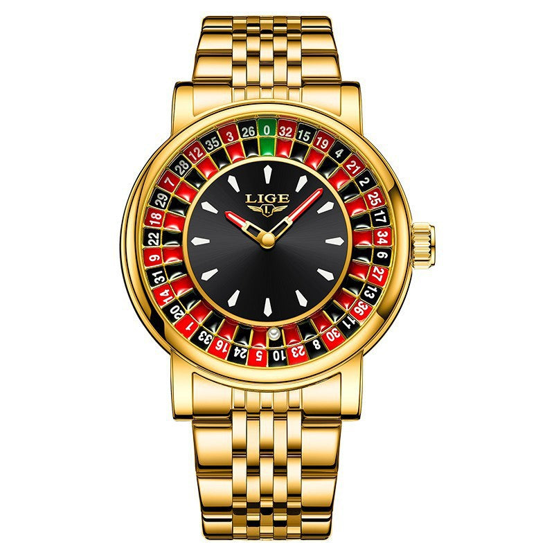 Lige Multi-Function Men's Wrist Watch
