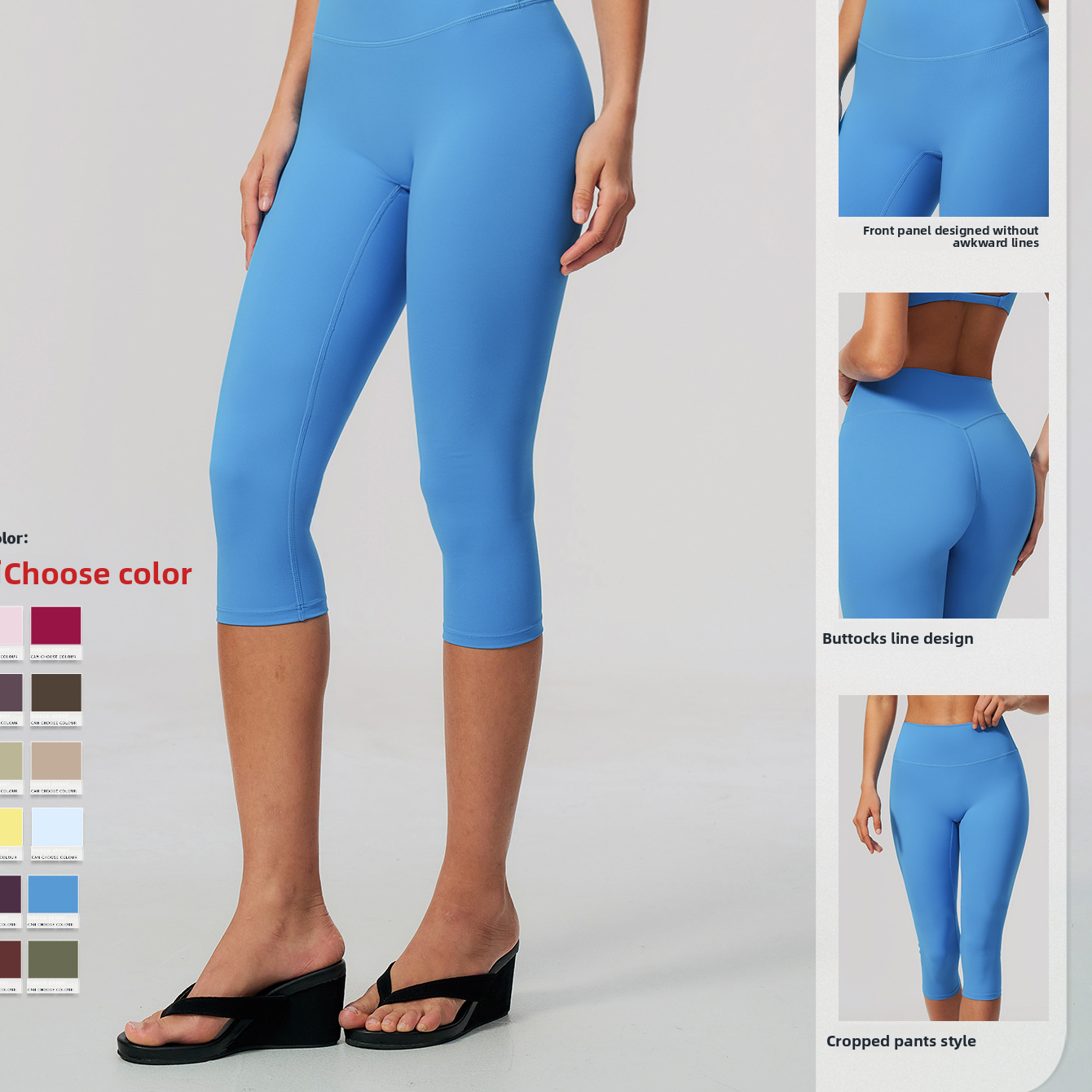 Brushed Yoga Shorts High Waisted Slim Fit Sports Shorts