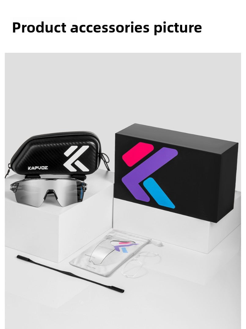 KAPVOE TR90 Interchangeable Lens Sports Sunglasses