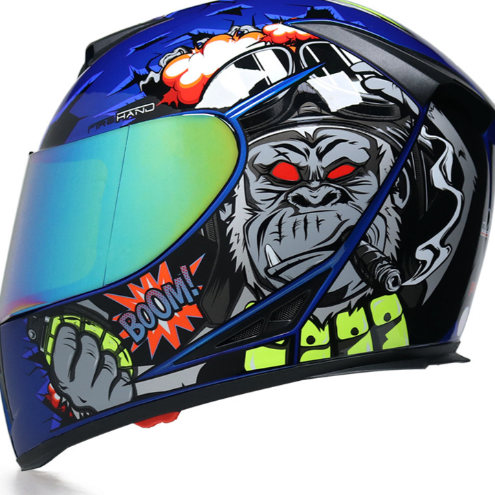 Dual Lens Motorcycle Helmet