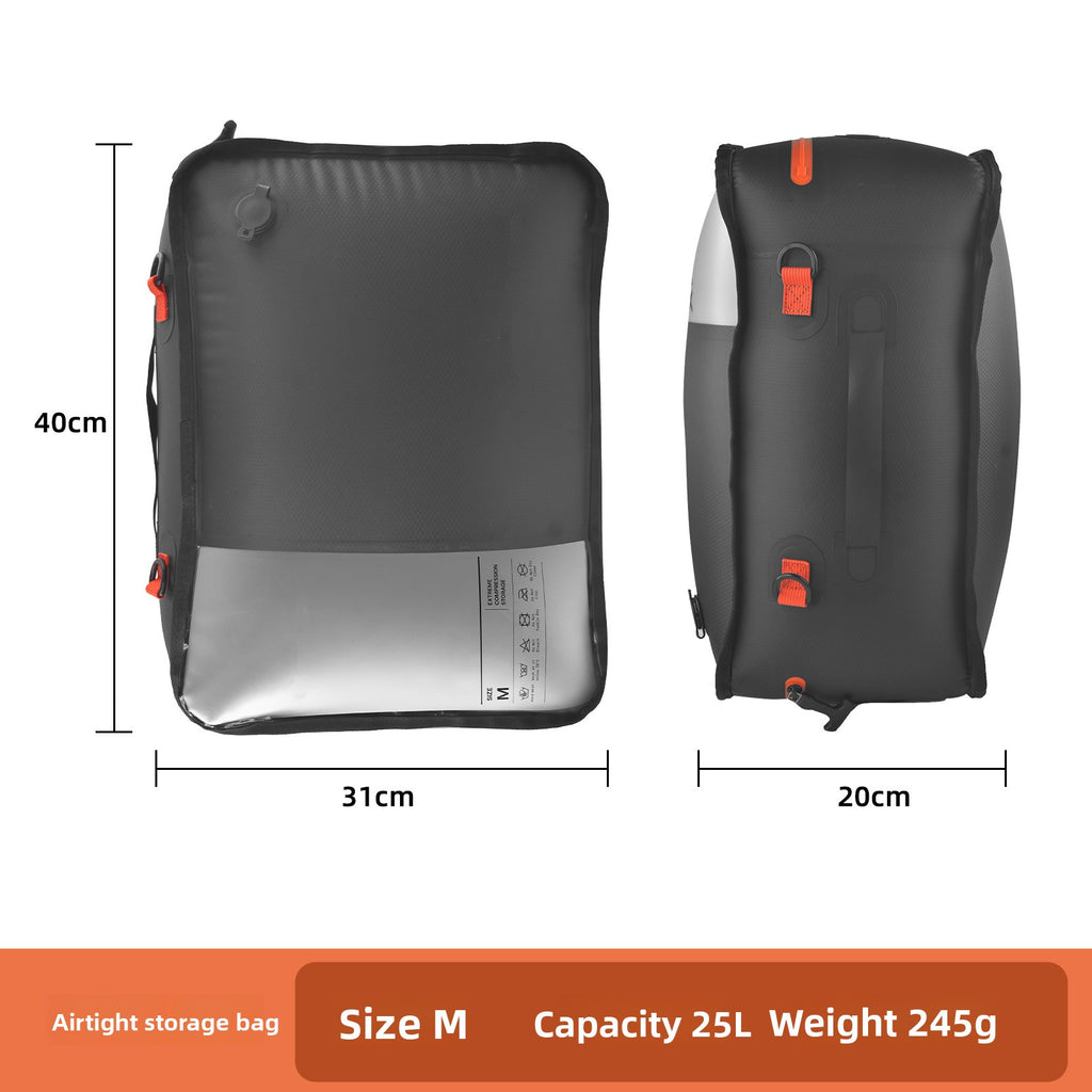 Rechargeable Automatic Compression Travel Bag