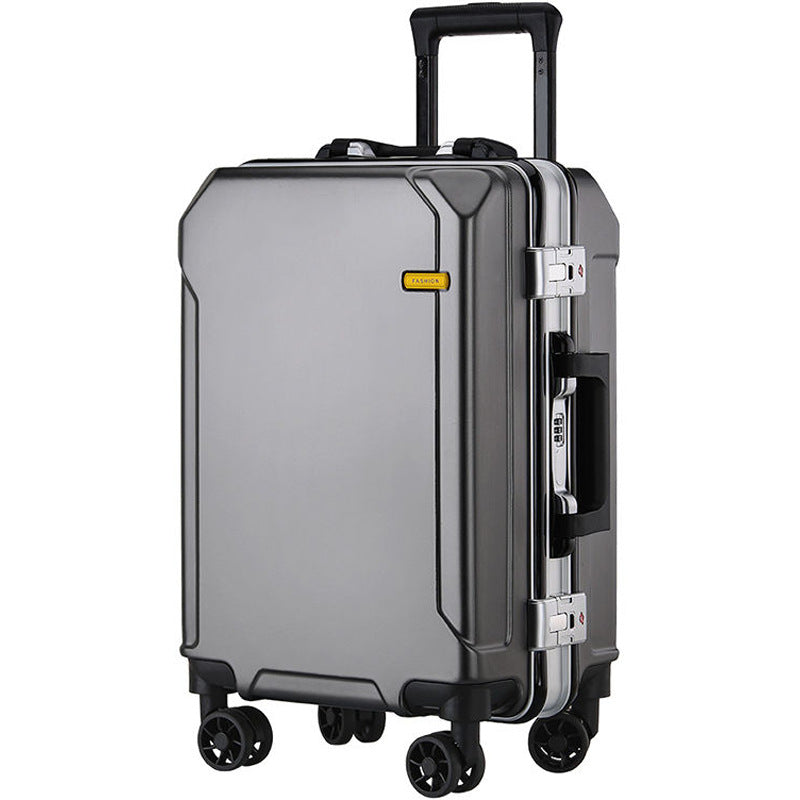 Durable aluminum frame trolley case