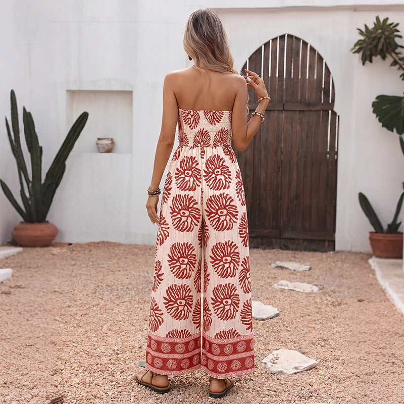 Bohemian Resort Style Jumpsuit