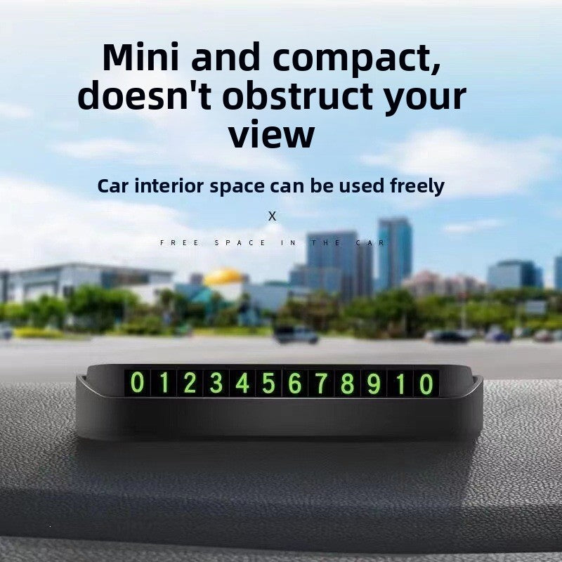 Magnetic Glow-in-the-Dark Parking Sign