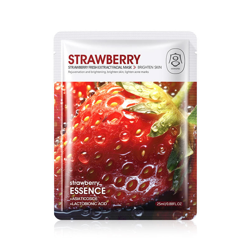 Plant Fruit Hydrating Brightening Facial Sheet Mask