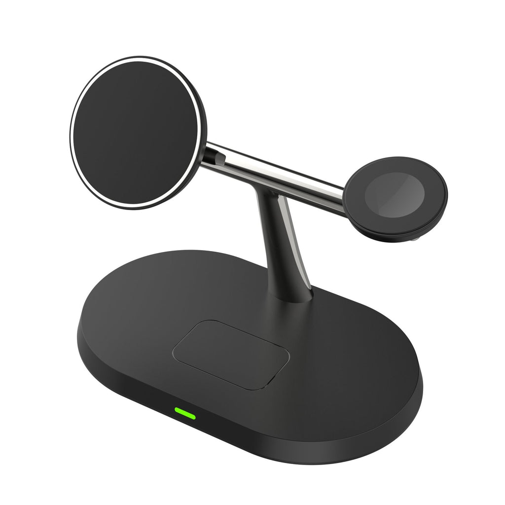 Magnetic 15W Wireless Fast Charger with Digital Display