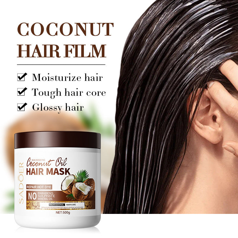 Coconut Hair Mask Frizz Control Moisturizing