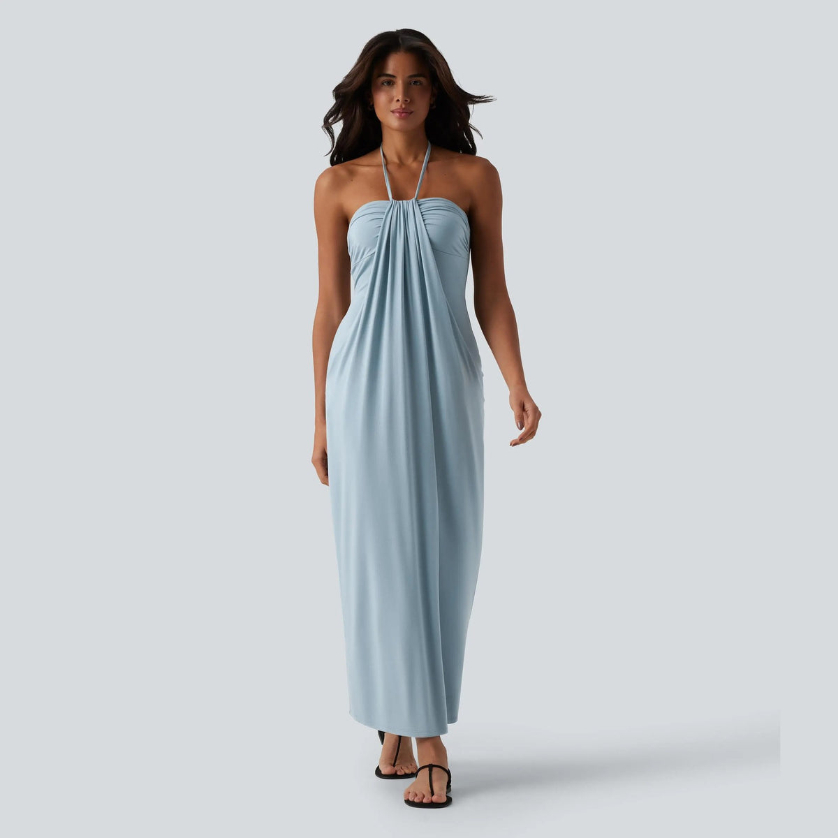 Halter Neck Backless Summer Dress