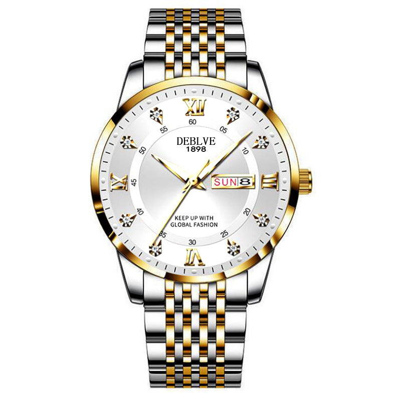 Fashion watch non-mechanical scanning