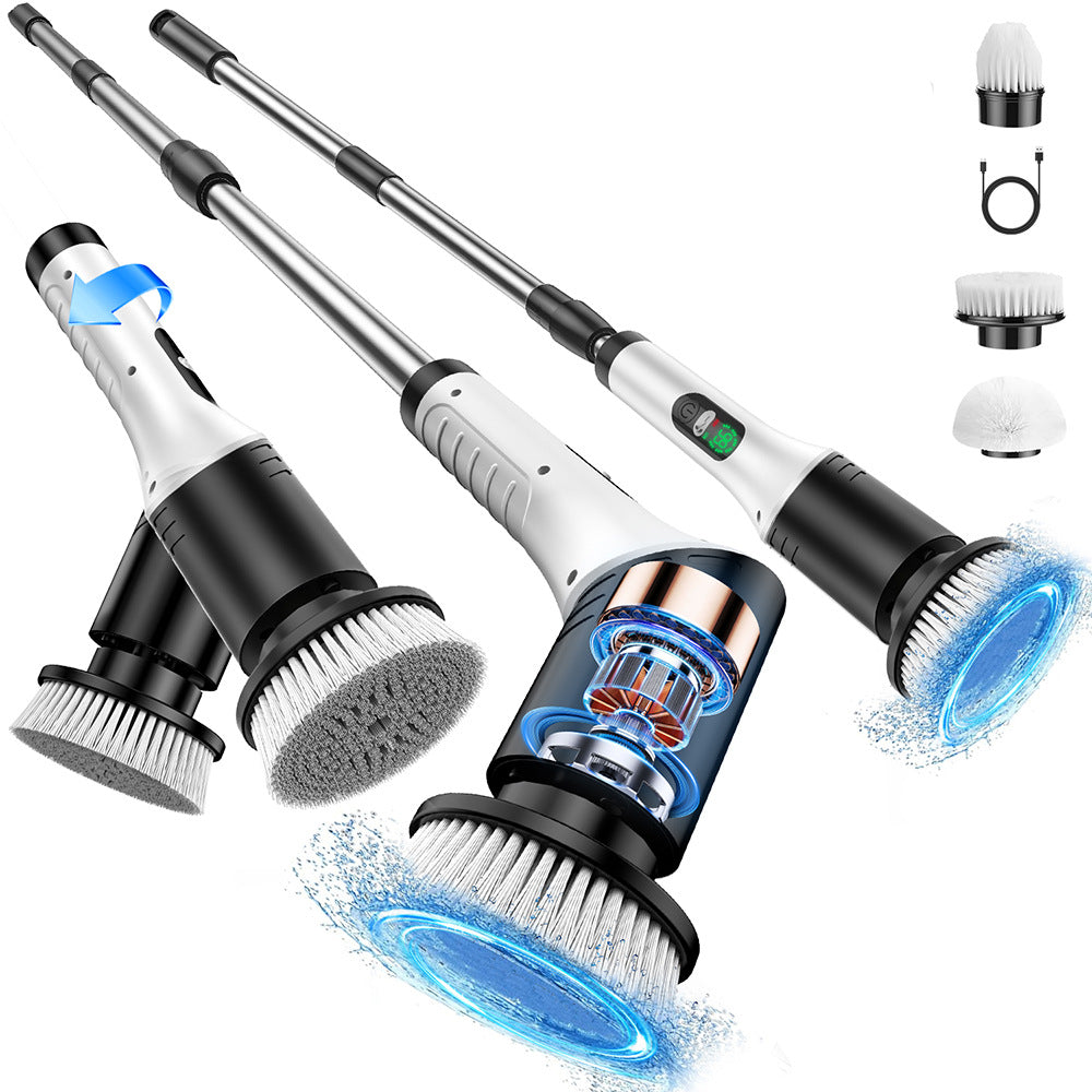 Electric Digital Display Multi-Functional Cleaning Brush