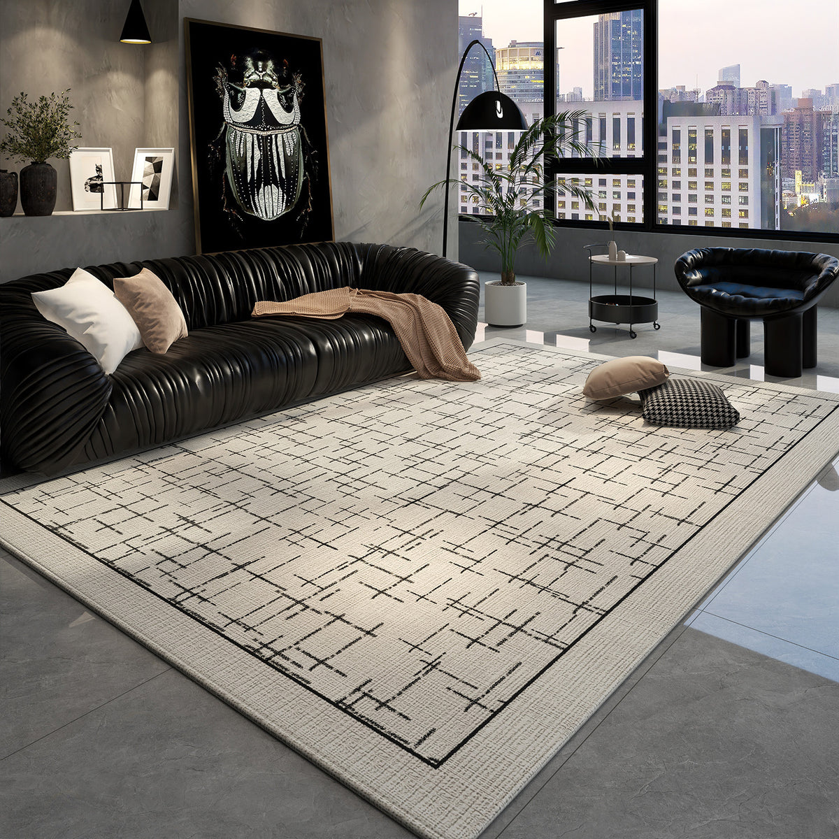 Luxury Printed Polyester Carpet