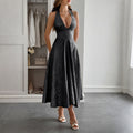 Elegant Halter Neck Evening Dress