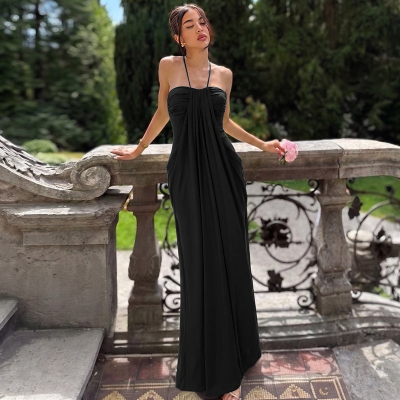 Halter Neck Backless Summer Dress