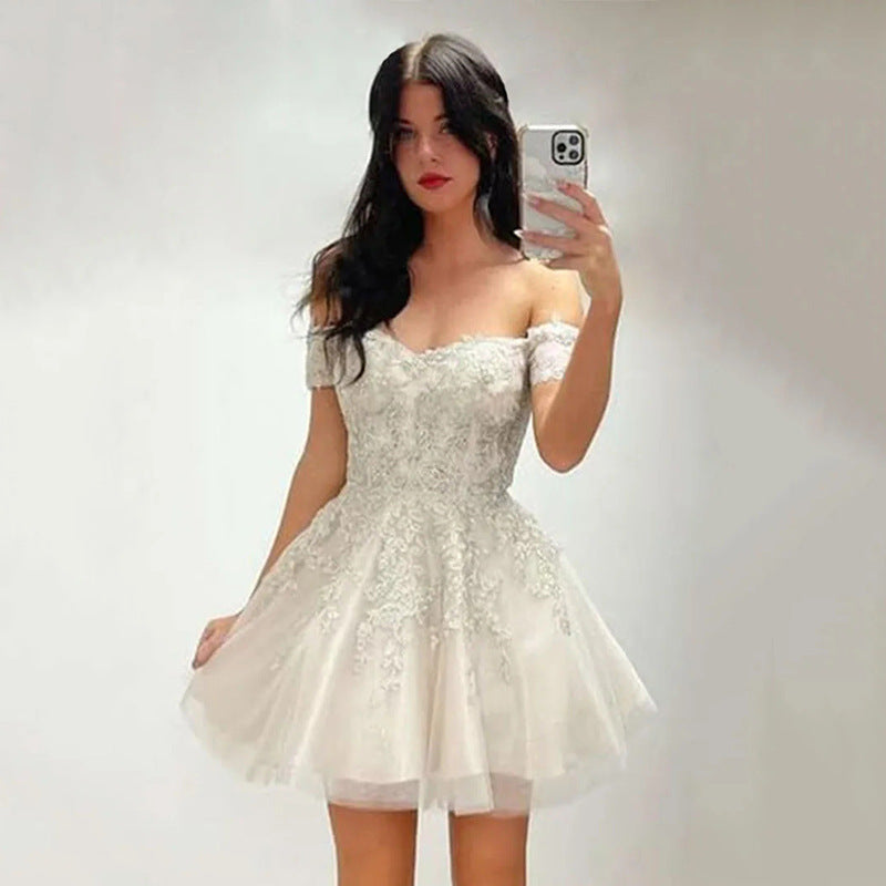 Women's One-Shoulder Cocktail Dress
